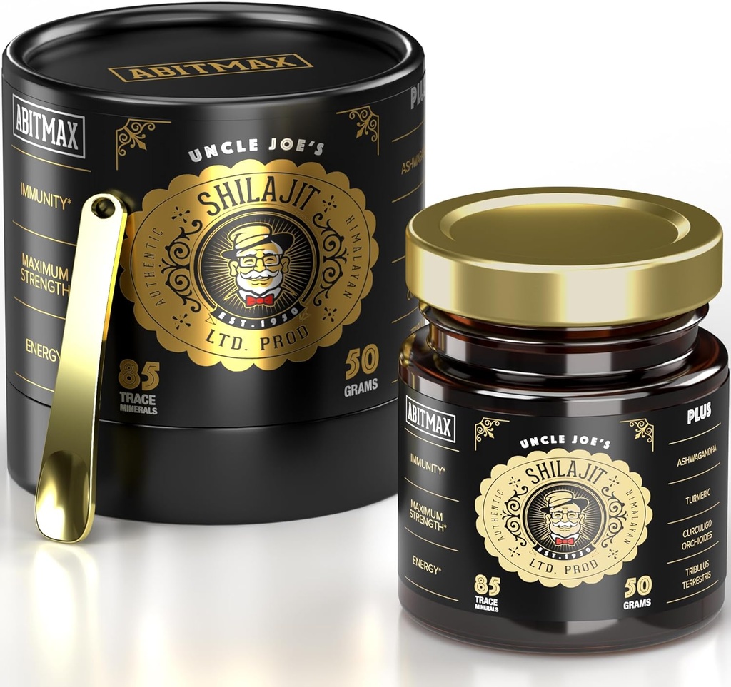 50G καθαρή οργανική σιλατζίτ σιλατζίτ ρητίνη, 800mg υψηλής ισχύος, χρυσός βαθμός Α, 85+ ίχνη ορυκτών & Fulvic οξύ, φυσική ενέργεια & ανοσοενισχυτής