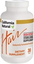 Biotin ile yüksek Potency Hair Vitamin & Mineral Supplement - California Natural - Sağlıklı, Uzun ve Güçlü Saçları teşvik eder. - 30 Tablet (Pills)