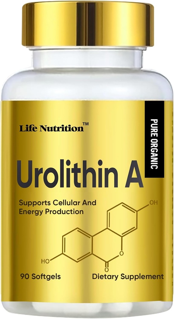 90 Count Softgels 1000MG Ουρολιθίνη A+, Προηγμένη Κυτταρική Υγεία & Ζωτικότητα, Κατασκευασμένο στις ΗΠΑ