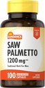 Sundance Vitaminleri Saw Palmetto 1200 mg - 100 Capsules, 2 Paket