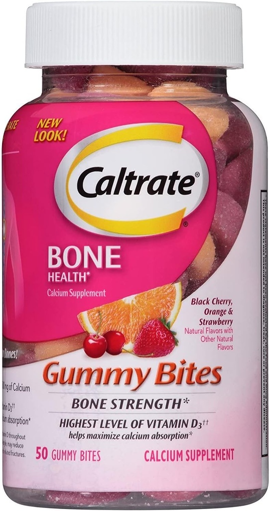 Caltrate +d Gummy Bites 50 Ct Caltrate +d Gummy Bites 50