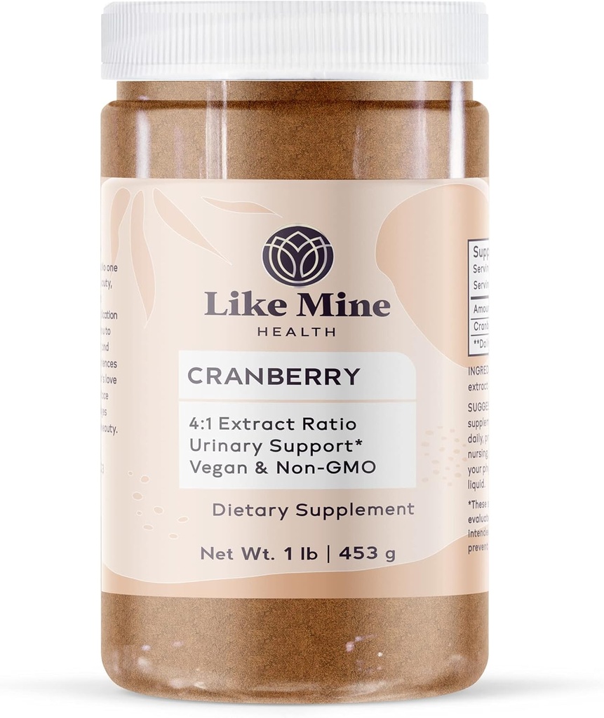 Mine Cranberry Extract Toz (1 lb) Vegan & Non-GMO gibi, 4:1 alıntı
