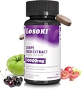 Losoki Skin Nourishing Supplement - Infüzyon with Grape Tohumksiyon ve C - 60 Tabletler