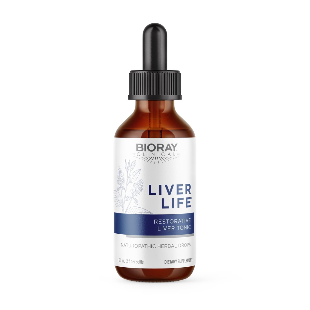 BIORAY Klinik Canlı Yaşam - 2 fl oz - Liver Structure & Function - Non-GMO, Vegetarian, Gluten Free