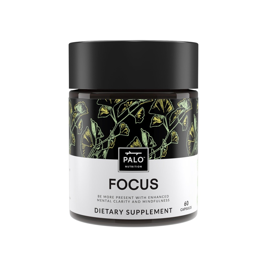 PALO FOCUS Beyin Takdiri Bellek, Odaklık, Öğrenme, Reall, Dikkat ve İletişim - Ginkgo Biloba, Bacopa, Gotu Kola, Ashwagandha, Mucuna 60 kapsül