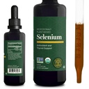 Global Healing Center - Selenium 200mcg, Selenium Supplement Drops with Organic Materialss, Antioksis for Yourroid and Immune Support, Non-GMO & Gluten-Free, for Men & Women - 2 Fl Oz