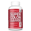 Health Plus Super Colon Cleanse 120 Ημέρα προσφοράς του Gentle Gut Cleanse Detox, Psyllium Husk, Probiotics για την ανακούφιση της δυσκοιλιότητας & Digestive Υποστήριξη, 480 κάψουλες