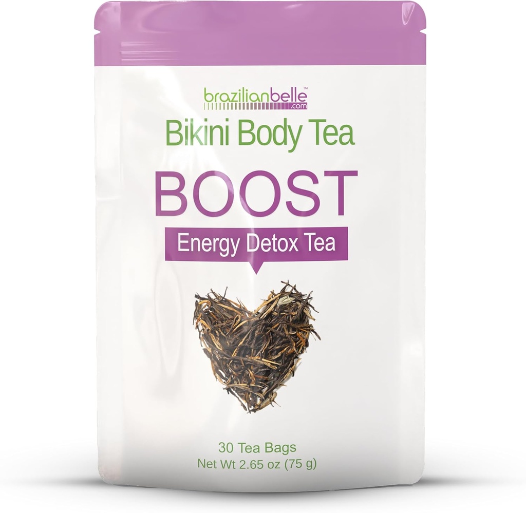 Bikini Body Brady Detox Çay - Laxative-Free Colon Cleanse Tea to Support ahealth Kilo - Graph Cleansing Detox Tea for Belly Bloating Relief. All Natural Herbal Tea Mix (30 ct)