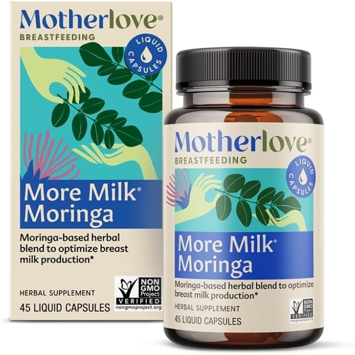 Motherlove More Γάλα Moringa. Αύξηση προσφοράς μητρικού γάλακτος, 45 μέτρα (πακέτο του 1)