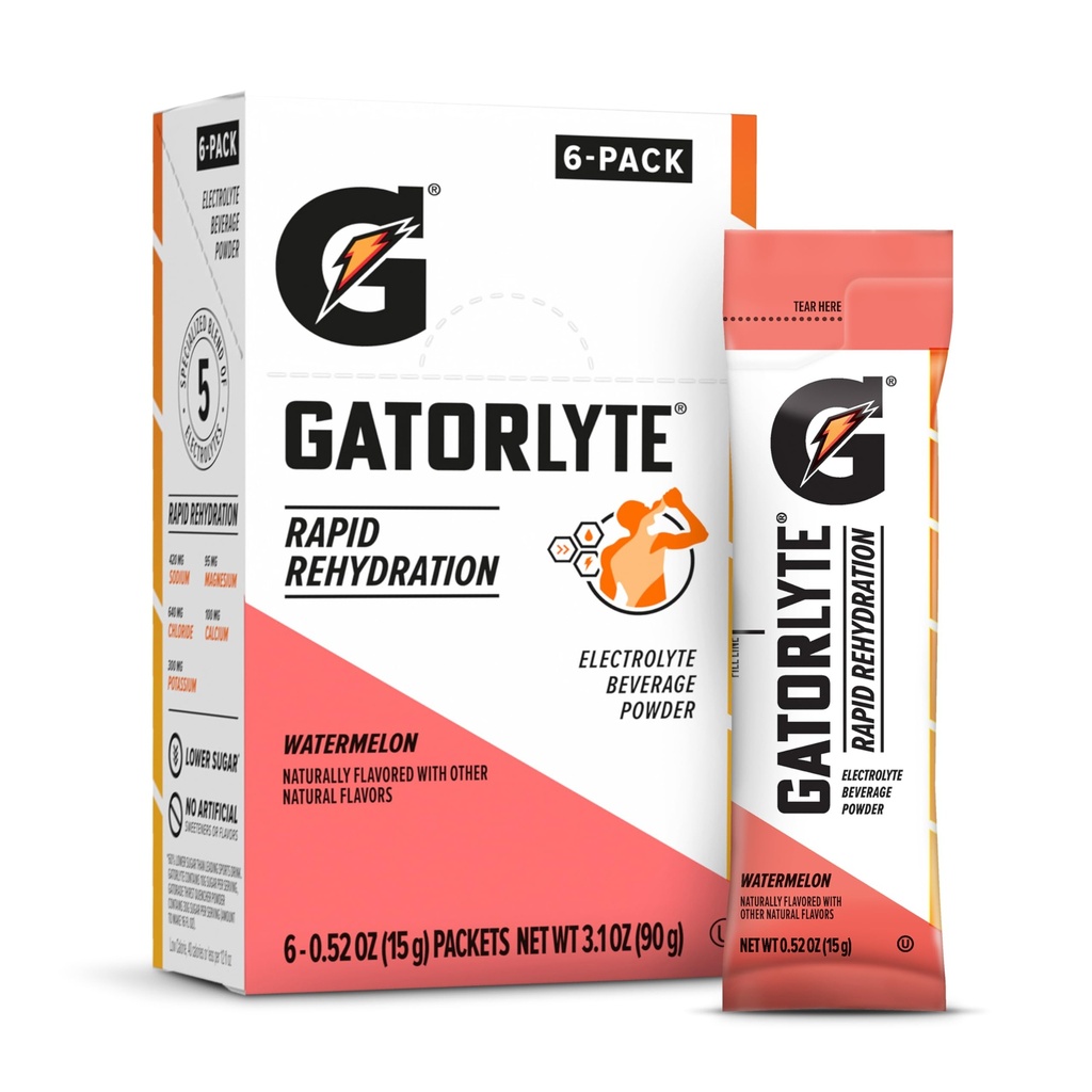 Gatorlyte Toz Watermelon, 16.9oz (170 of 6)