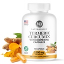 NaturoBliss Turmeric Curcumin with BioPerine 1500 mg - Non GMO - Gluten Free - 90 Capsules