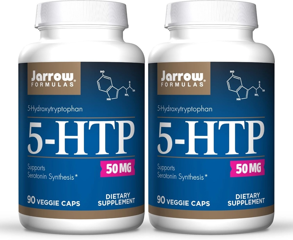 Jarrow 5-HTP 50 mg, 90 kapak (Multi-Pack)