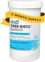SFI Health Klaire Labs Ther-Biotic Synbiyotik Prebiyotiks & Probiyotiks for Women & Men - Daily Probiyotik with Low FISOAP Prebiyotik - Gut, Immune, Respiratory & Digestive Health Support (60 Capsules)