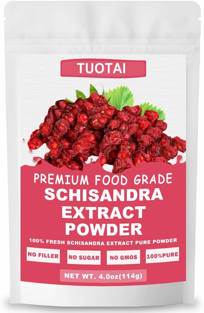 Premium εκχύλισμα Schisandra 10:1 σκόνη, 100% φυσική σκόνη, χωρίς ΓΤΟ, χωρίς πρόσθετα, Vegan