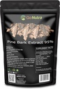 Go Nutra Pine Bark Ekstra Toz Standardized% 95 Proanthocyanidins Pine Bark Toz Potent Supplement 8oz. Pure Non-GMO Vegan