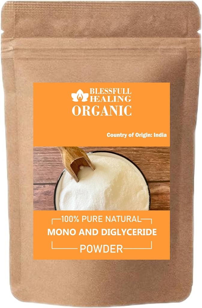 Organik Mono ve Diglyceride Toz %100 Saf Doğal 100 Gram / 3.52 oz