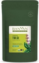 Banyan Botaniks Tulsi Toz – Organik Tulsi – Kutsal Basil (Ocimum Sactum) – Sağlıklı Lung Fonksiyonlu ve Barışçıklı Well-Being ve * - 1⁄2 lb. - Non-GMO Sustainable Sourced Vegan