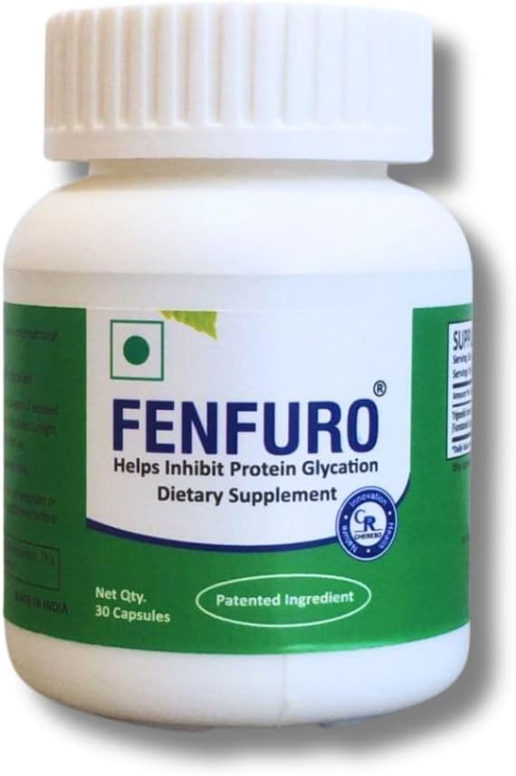 FENFURO Blood Sugar Diyetary Supplement | klinik olarak Proven | Patentli Malzemeler | Fenugreek Tohum Ekstraksiyon Toz Kapsülleri (1 30 Capsules)