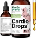 Köpekler için Sonsuz Puppy Cardio Drops - Köpekler için Kalp Desteği w/Hawthorn Berry & Motherwort Herb - Sıvı Antioksi Supplement w/Gotu Kola Leaves & Lavender Tür - 4 fl ozz