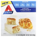 Atkins Snack, Caramel Apple Pie Bar, 5 Bars, 1.41 oz (40 g)