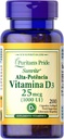 Puritan'ın Gurur Yüksek Lisans Vitamini D3 1000 IU, 200 Softgels