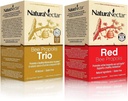 NaturaNectar Natural Bee Propolis Sche - Trio ve Red Propolis - Immune ve Cardiovascular Destek ve Sağlıklı Metabolism * - Şişe başına 60 Capsules