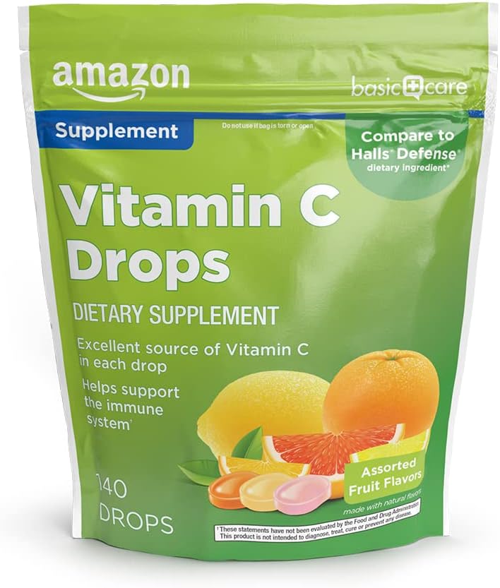 Temel Bakım Vitaminleri C Supplement Drops, Lemon, Orange & Grapetre, 140 sayı (eski SesSağlık)