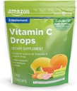 Temel Bakım Vitaminleri C Supplement Drops, Lemon, Orange & Grapetre, 140 sayı (eski SesSağlık)