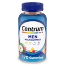 Centrum MultiGummy Gummy Multivitamin για άνδρες, Multivitamin/πολυμιναρικό συμπλήρωμα με σελήνιο, αντιοξειδωτικά και βιταμίνη D3, Ποικιλόμορφη γεύση φρούτων - 170 Count