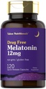 Tahoe Beslenme Melatonin 12 mg | 120 Hızlı Yayın Kapsülleri | Uyuşturucu Ücretsiz Supplement | Non-GMO, Gluten Free