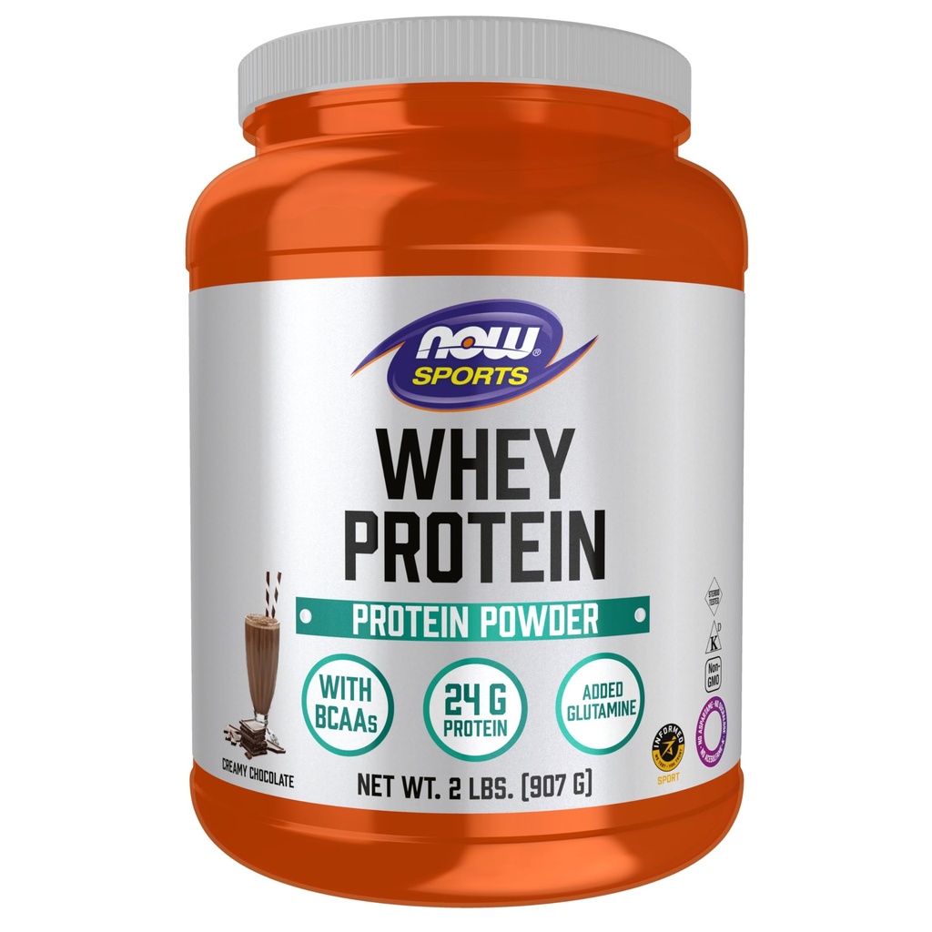 Şimdi Gıdalar Spor Beslenme, Whey Protein, 24 G ile BCAAs, Creamy Chocolate Toz, 2Pound