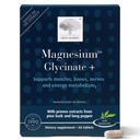 New Nordic Magnezyum Glycinate, 220 mg, Pine Bark & Long Pepper ile en çok Apsiyon Tabletleri, Kadınlar ve Erkekler için Stomach'ta, 30 Hizmet