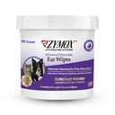 Zymox Advanced Enzymatic Ear Wipes for Dogs and Cats - for Dirty, Waxy, Koky Ears - Premium Strength Ear temizleyici Wipes - Non-Irritating - Hipoallergenic - 100 ctt