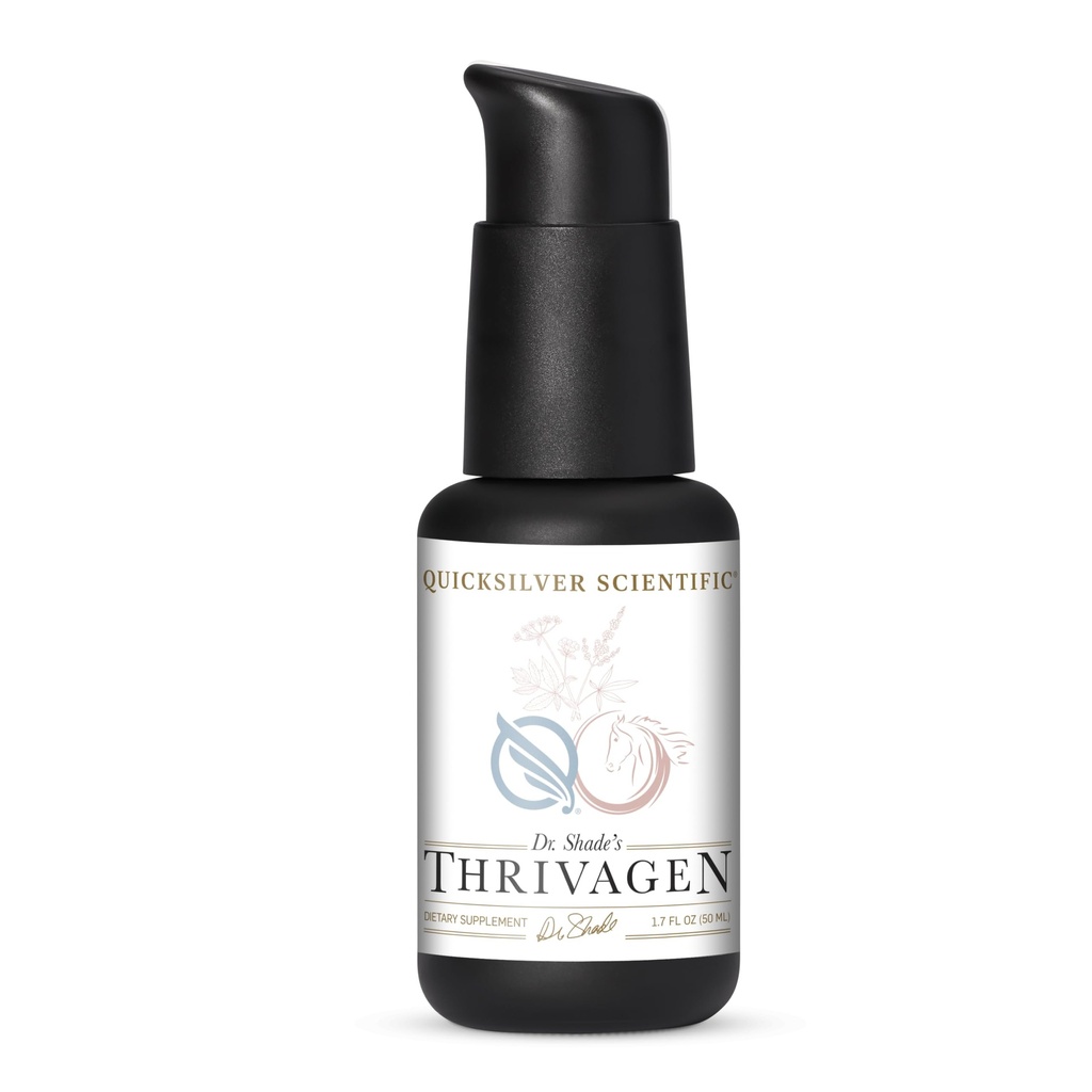 Quicksilver Scientific Thrivagen - Women's Health Supplement with 15 Energy, Hormon Denge ve Adrenal Destek Botanikleri - Shatavari, Rhodiola & Maca Root (1.7oz / 50 ml)