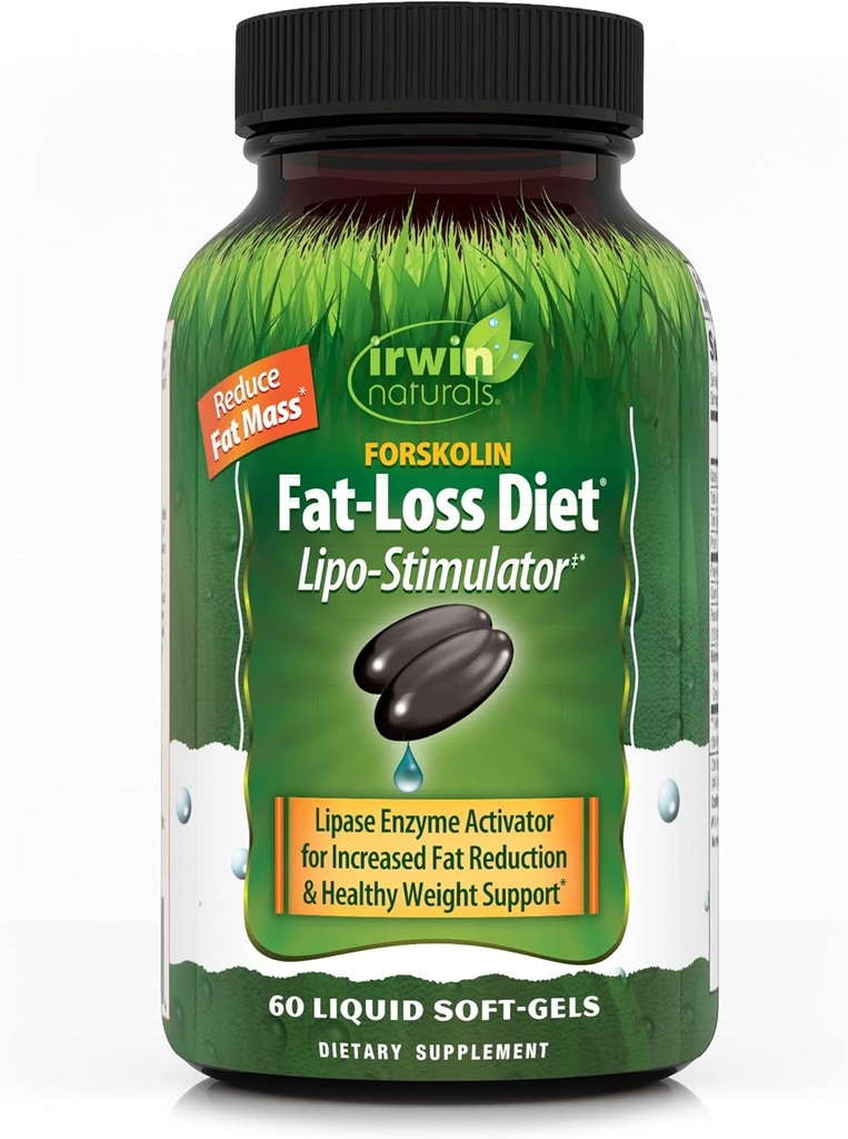 Irwin Naturals Forskolin Fat Kayıp Diyet Tamam, 60 Kont