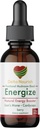 Energize Drops - Doğal Enerji Tamamı Mushroom, Cordyceps, Alfa GPC, L-Tyrosine & Vitamin B12 - Enerji Sıvı Su Maksimum, Abhidrasyon Gluten-Free - Focus için Geliştirilmiş Shotlar