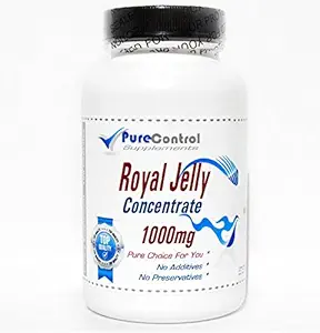Royal Jelly Concentrate 1000mg // 200 Capsules // Pure // by PureControl Supplements