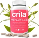 Kadınlar için Crila Health Menopause Supplements - 60 Ct. Gece Ters & Hot Flashes Menopause Relief for Women with No Estrogen, Natural Malzemeler, Moods Swings, Fatigue & Bloating*