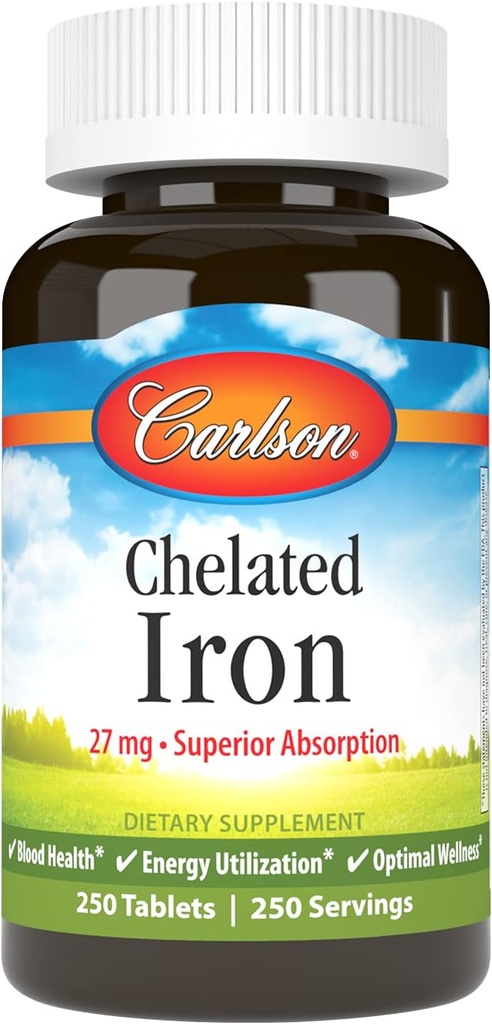 Carlson Laboratuvarları Demir 27 mg, 250 Tablet
