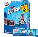 KID ZBAR - Protein Granola Bars - Kurabiyeler ve Creme Flavor - Non-GMO - Organik -Lunch Box Snacks (1.27 Ounce Energy Bars, 10 Count)