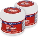 Blue Goo En Güçlü Ağrı Relieving Cream - Deep Isıtma Rub for Back/Neck, Sports Muscle/Joint, Splaws, Bursitis, Strains - 4 oz'un 2 Packs, Made with 100% Pure Emu Oil