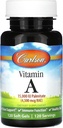 Carlson Labs A Palmitate, 15000 IU, 120 Softgels
