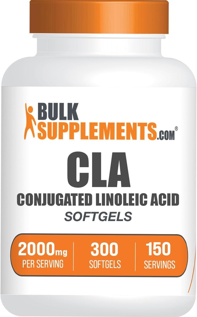 BulkSupplements.com Conjugated Linoleic Acid Softgels - CLA Supplements, CLA 2000 mg, CLA Safflower Capsules, CLA Pills - 2 CLA Softgels per Service, 150-Day Supply, 300 Softgels