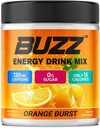 Sabah Buzz Energy Drink Toz - Enerji Boost Drink Mix - Sugar-Free Energy with Antioksis - Morning Kickstart and Sports Nutrition Endurance Ürün - 30 Hizmet, Orange Burst, 8 Ounces