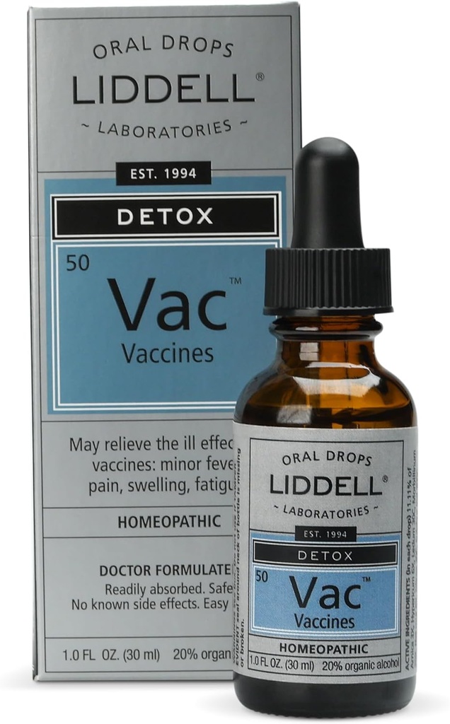 Liddell Ομοιοπαθητική Εμβόλιο Detox Στοματικές σταγόνες - 1 Oz