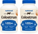 Nutricost Colostrum 500 mg, 120 Caps (2 Şişe)