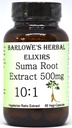 Barlowe's Herbal Elixirs Suma Root Extract Supplement | Pfaffia Paniculata | 10:1 Yoğun Ekstraksiyon | 500 mg Per Capsule | 60 Vegan Capsules | Stearate-Free, Glass Şişed,