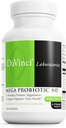 DAVINCI Laboratuvarları Mega Probiyotik ND - Non-Dairy Probiyotik Supplement Supports Gut, Digestive & Brain Health* - Gut Health Support Supplement with Non-Dairy Kompleksi* - 120 Vegetarian Caps
