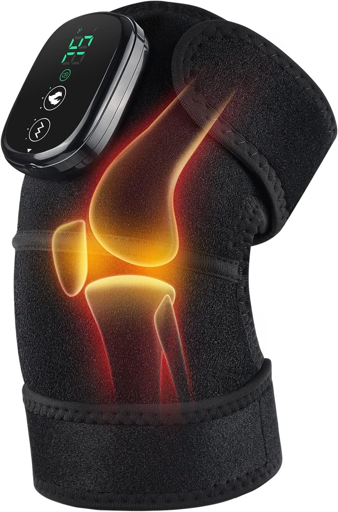 FSA Eable Diz Masajı Heat ve Titreşimli, Diz Isıtma Pad for Arthritis with Masaj, Heated Diz Brace
