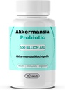 Akkermansia Muciniphilia Probiyotik 500 milyar AFU for Gut Health, for Immunity, Green Tea, Chromium, Vitamin D & Vitamin B12, 60 Capsules